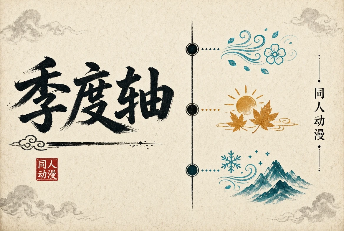 季度轴动漫主题视觉
